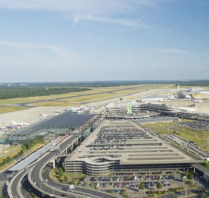 Flughafen Köln Bonn aus der Vogelperspektive